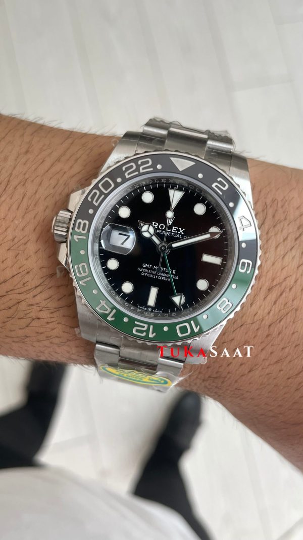 Rolex Sprite Gmt Master II 126720VTNR Oyster 40mm 3285 V3 Super Klon Swiss ETA Saat Clean Factory
