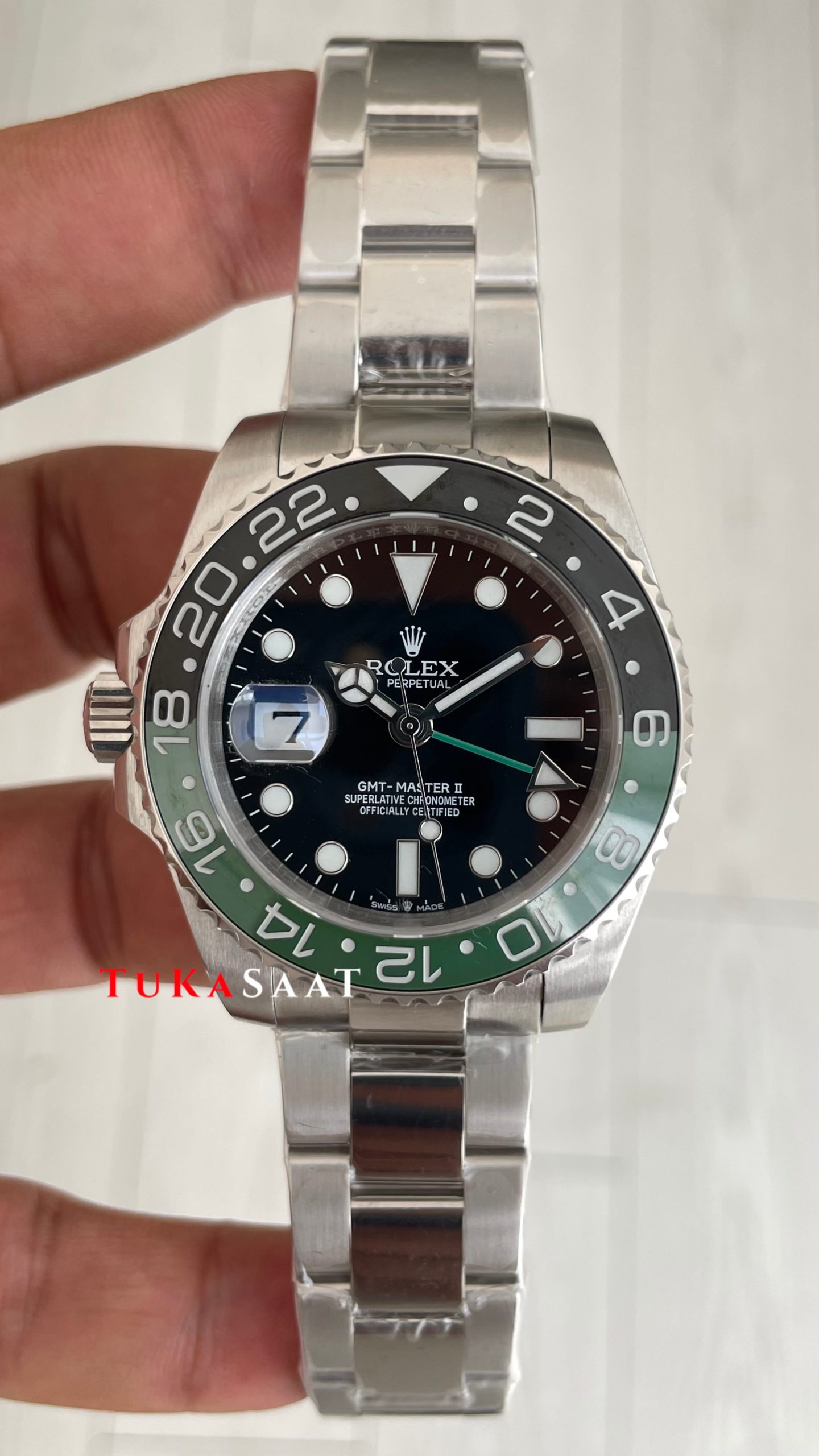 Rolex Sprite Gmt Master II 126720VTNR Oyster 40mm Replika Saat Rolex Sprite Gmt Master II 126720VTNR Oyster 40mm Replika Saat