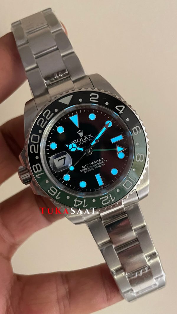 Rolex Sprite Gmt Master II 126720VTNR Oyster 40mm Replika Saat Rolex Sprite Gmt Master II 126720VTNR Oyster 40mm Replika Saat