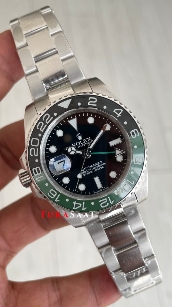 Rolex Sprite Gmt Master II 126720VTNR Oyster 40mm Replika Saat Rolex Sprite Gmt Master II 126720VTNR Oyster 40mm Replika Saat