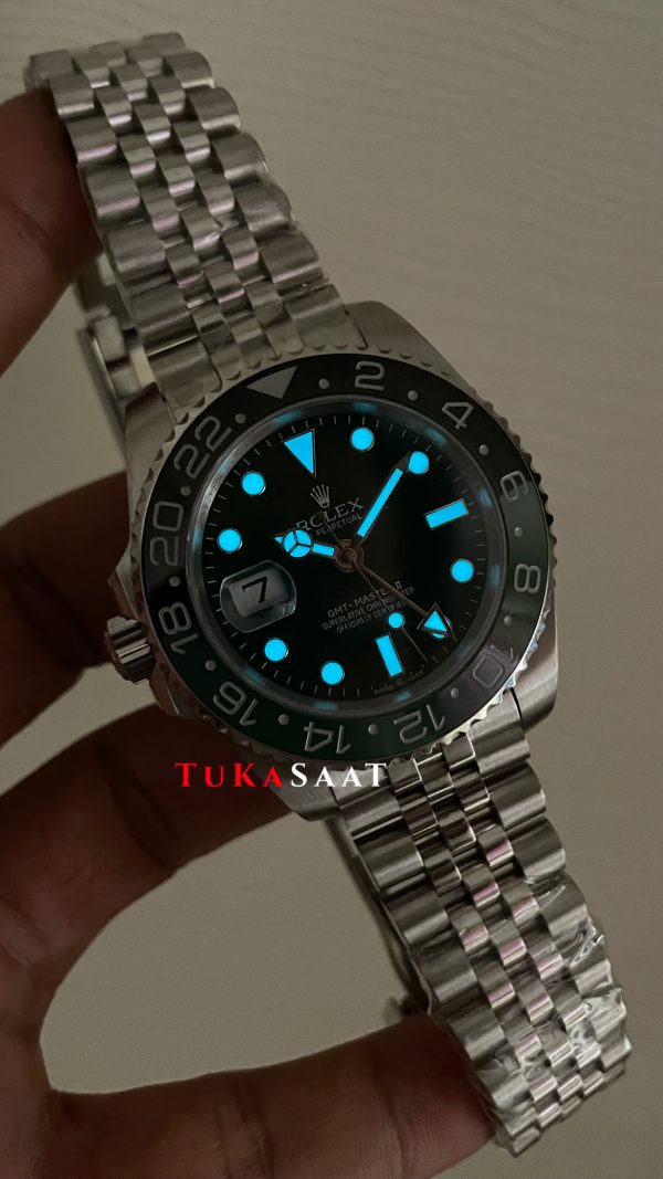 Rolex Sprite Gmt Master II 126729VTNR Jubilee 40mm Replika Saat Rolex Sprite Gmt Master II 126729VTNR Jubilee 40mm Replika Saat