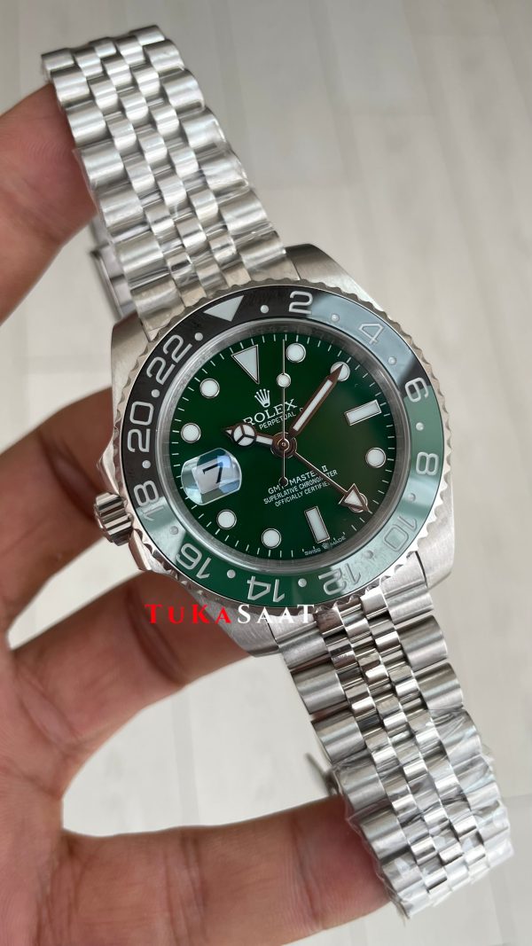 Rolex Sprite Gmt Master II 126729VTNR Jubilee 40mm Replika Saat Rolex Sprite Gmt Master II 126729VTNR Jubilee 40mm Replika Saat