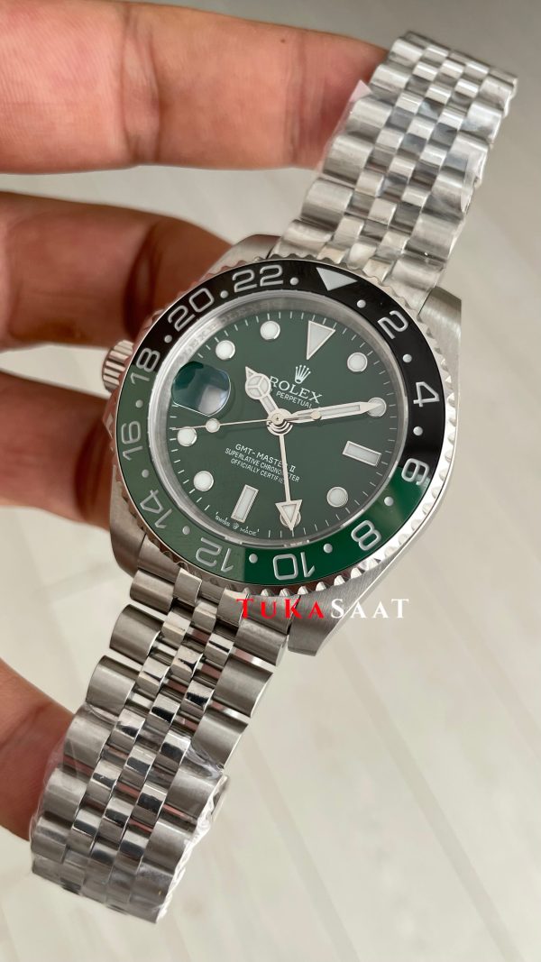 Rolex Sprite Gmt Master II 126729VTNR Jubilee 40mm Replika Saat Rolex Sprite Gmt Master II 126729VTNR Jubilee 40mm Replika Saat