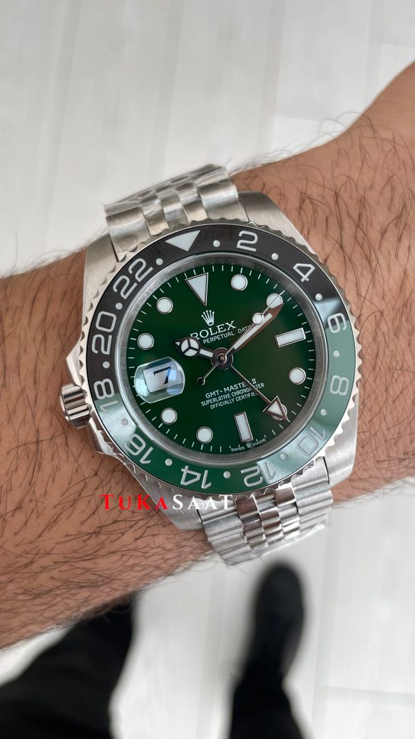 Rolex Sprite Gmt Master II 126729VTNR Jubilee 40mm Replika Saat Rolex Sprite Gmt Master II 126729VTNR Jubilee 40mm Replika Saat