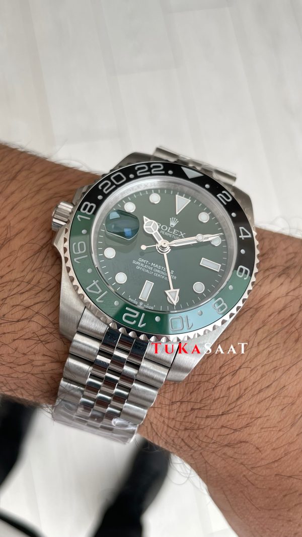 Rolex Sprite Gmt Master II 126729VTNR Jubilee 40mm Replika Saat Rolex Sprite Gmt Master II 126729VTNR Jubilee 40mm Replika Saat