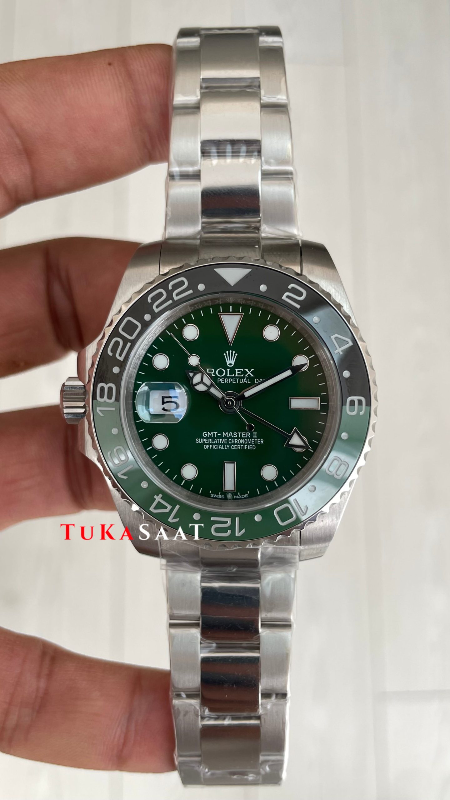 Rolex Sprite Gmt Master II 126729VTNR Oyster 40mm Replika Saat Rolex Sprite Gmt Master II 126729VTNR Oyster 40mm Replika Saat