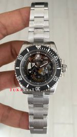 Rolex Submariner Andrea Pirlo Skeleton Artisans de Geneve 40mm 3130 Super Klon Swiss ETA Saat