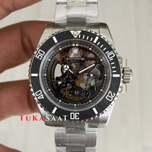 Rolex Submariner Andrea Pirlo Skeleton Artisans de Geneve 40mm 3130 Super Klon Swiss ETA Saat