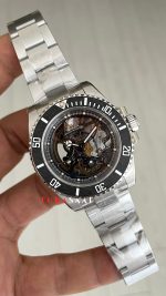 Rolex Submariner Andrea Pirlo Skeleton Artisans de Geneve 40mm 3130 Super Klon Swiss ETA Saat