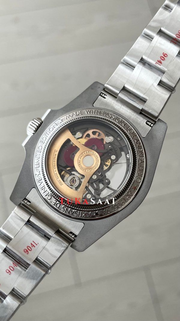 Rolex Submariner Andrea Pirlo Skeleton Artisans de Geneve 40mm 3130 Super Klon Swiss ETA Saat
