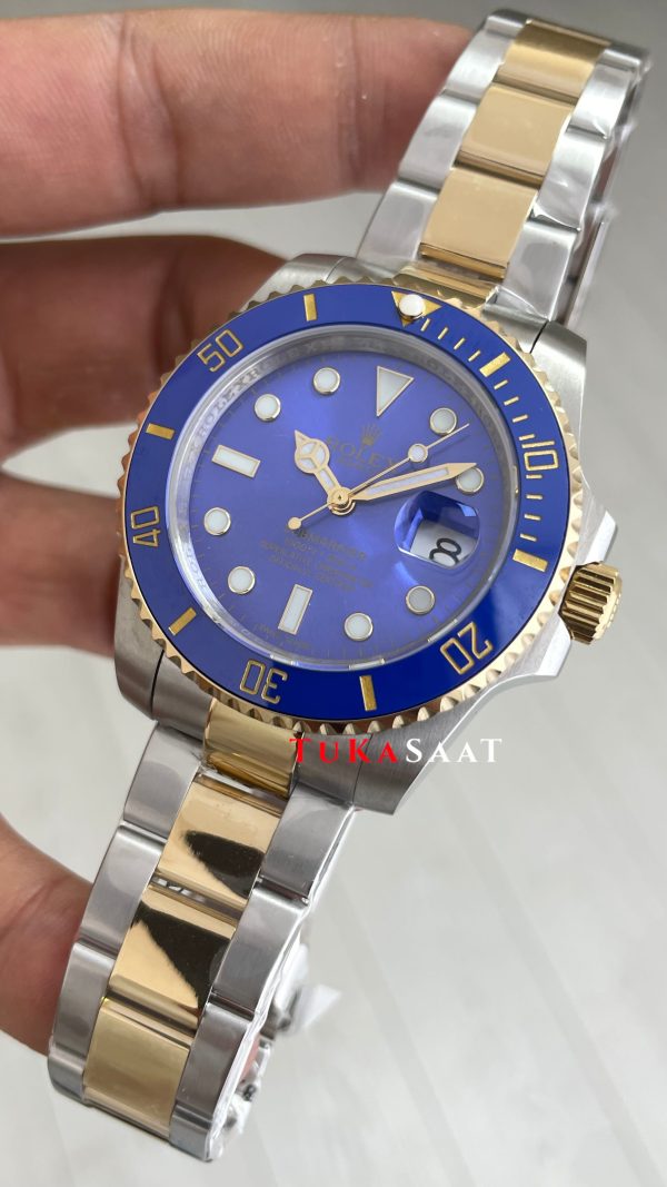 Rolex Submariner Bluesy 126613LB Mavi Kadran 41mm Two Tone Gold Replika Saat Rolex Submariner Bluesy 126613LB Mavi Kadran 41mm Two Tone Gold Replika Saat