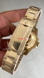 Rolex Submariner Bluesy 126618LB Gold Mavi Kadran 41mm Replika Saat