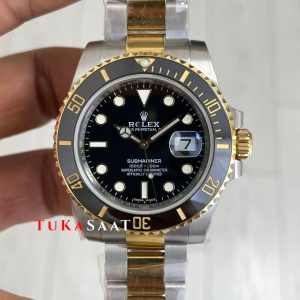 Rolex Submariner Date 116613LN Two Tone Gold 40mm 3135 Swiss ETA Saat Clean Factory