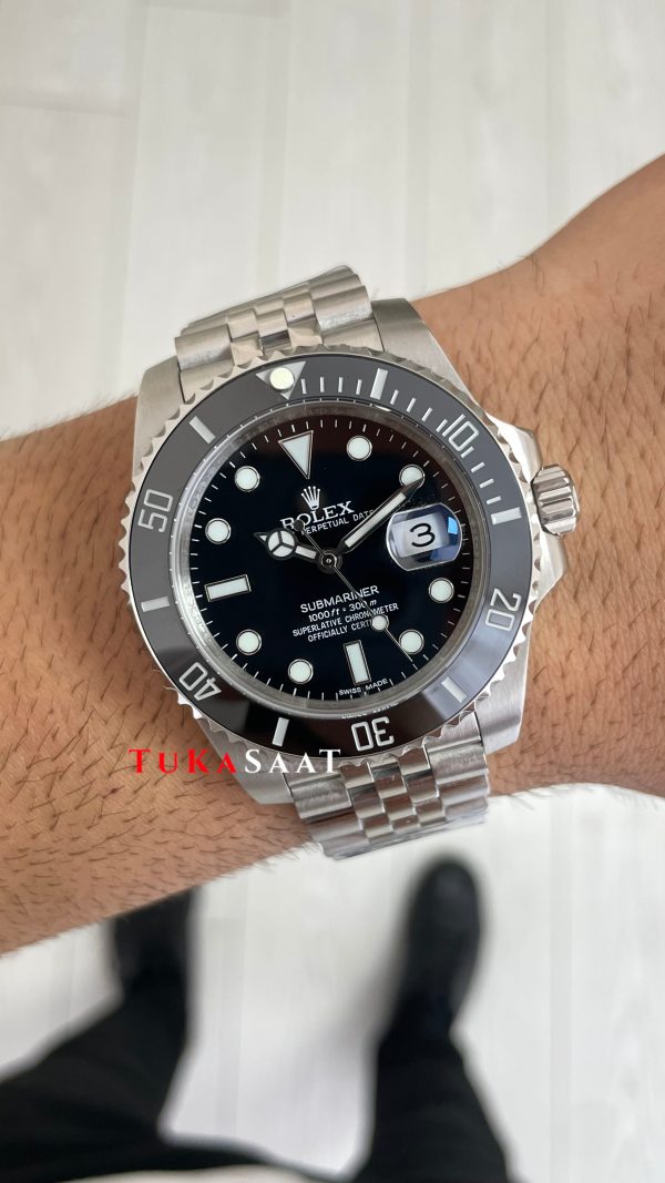 Rolex Submariner Date 126610LN Jubilee 41mm Replika Saat