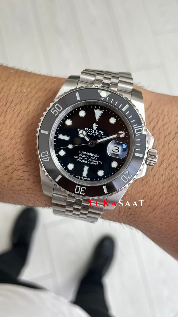 Rolex Submariner Date 126610LN Jubilee 41mm Replika Saat
