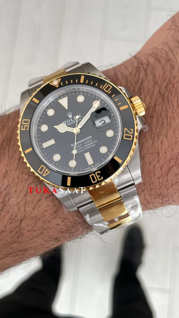 Rolex Submariner Date 126613LN Two Tone Gold 41mm DD3235 Super Klon Swiss ETA Saat AR Factory