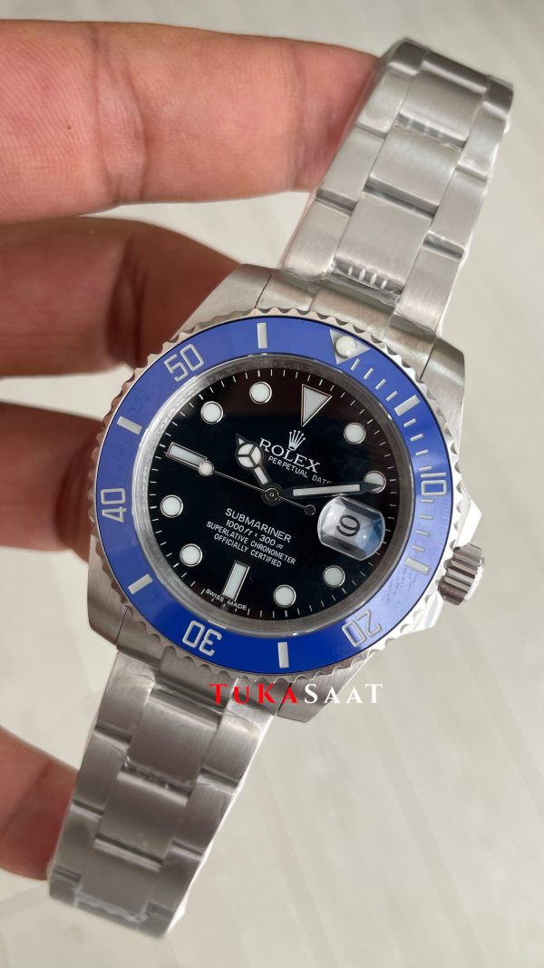 Rolex Submariner Date Blueberry 126619LB Cookie Monster Smurf 41mm Replika Saat