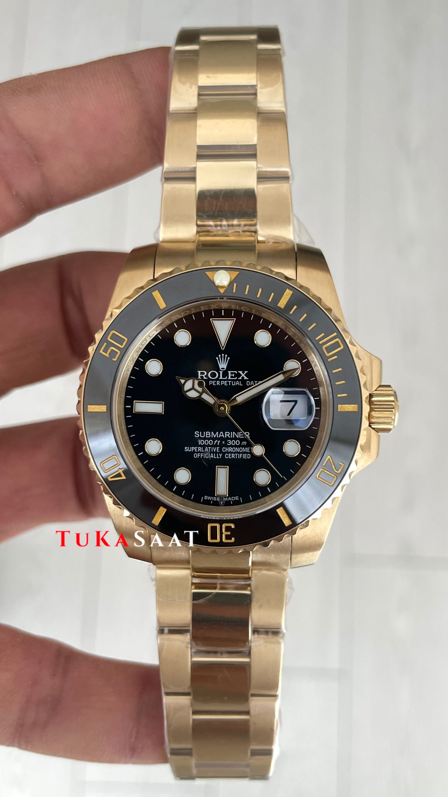 Rolex Submariner Gold 126618LN Siyah Oyster 41mm Replika Saat Rolex Submariner Gold 126618LN Siyah Oyster 41mm Replika Saat