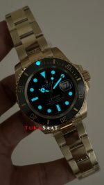 Rolex Submariner Gold 126618LN Siyah Oyster 41mm Replika Saat