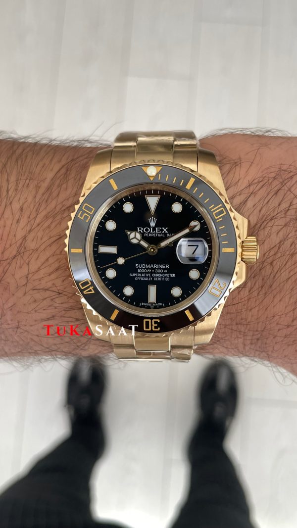 Rolex Submariner Gold 126618LN Siyah Oyster 41mm Replika Saat Rolex Submariner Gold 126618LN Siyah Oyster 41mm Replika Saat