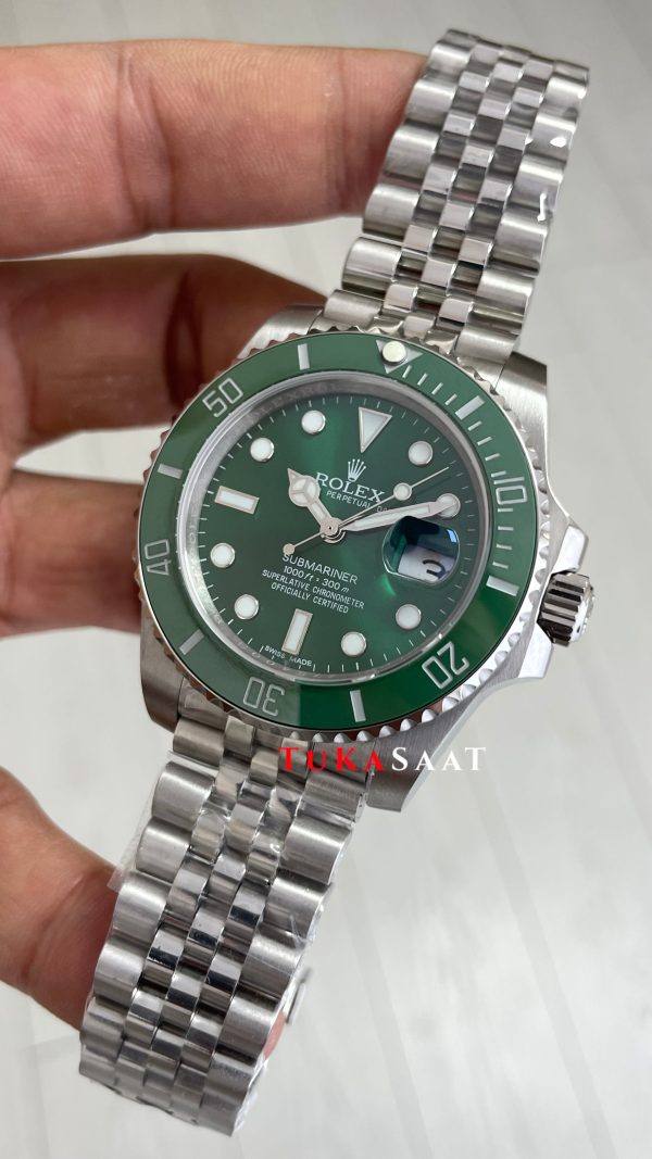 Rolex Submariner Hulk Jubilee Yeşil Kadran 41mm Replika Saat Rolex Submariner Hulk Jubilee Yeşil Kadran 41mm Replika Saat