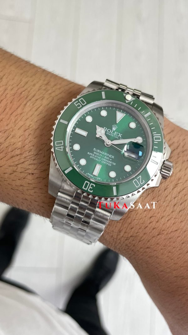 Rolex Submariner Hulk Jubilee Yeşil Kadran 41mm Replika Saat Rolex Submariner Hulk Jubilee Yeşil Kadran 41mm Replika Saat