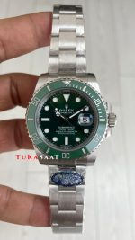 Rolex Submariner Hulk 116610LV Yeşil Kadran 40mm 3135 Süper Klon Swiss ETA Saat Clean Factory