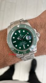 Rolex Submariner Hulk 116610LV Yeşil Kadran 40mm Replika Saat