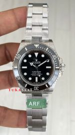 Rolex Submariner No Date 124060 Silver 41mm DD3230 Super Clone Swiss ETA Saat AR Factory