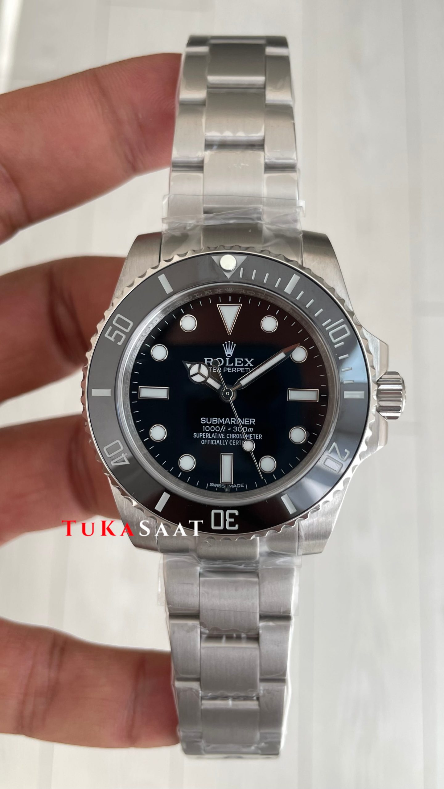 Rolex Submariner No Date 124060 Siyah Kadran 41mm Replika Saat Rolex Submariner No Date 124060 Siyah Kadran 41mm Replika Saat
