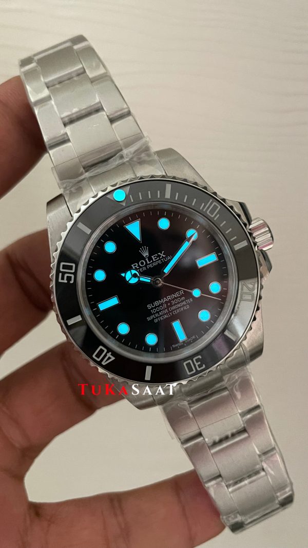Rolex Submariner No Date 124060 Siyah Kadran 41mm Replika Saat Rolex Submariner No Date 124060 Siyah Kadran 41mm Replika Saat