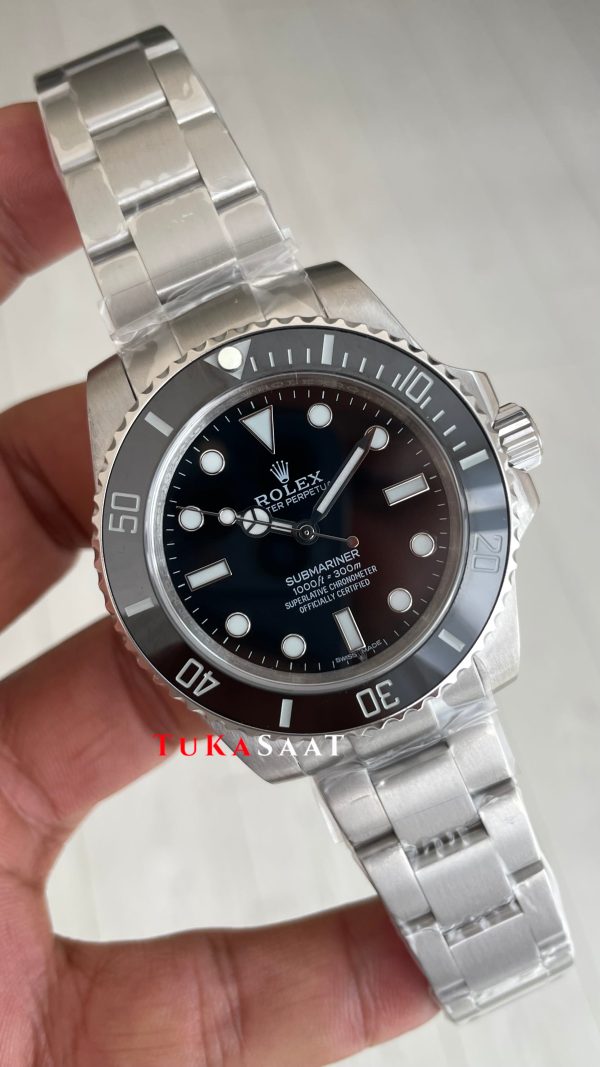 Rolex Submariner No Date 124060 Siyah Kadran 41mm Replika Saat Rolex Submariner No Date 124060 Siyah Kadran 41mm Replika Saat
