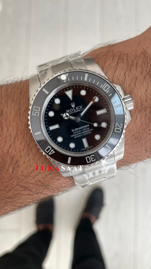 Rolex Submariner No Date 124060 Siyah Kadran 41mm Replika Saat Rolex Submariner No Date 124060 Siyah Kadran 41mm Replika Saat