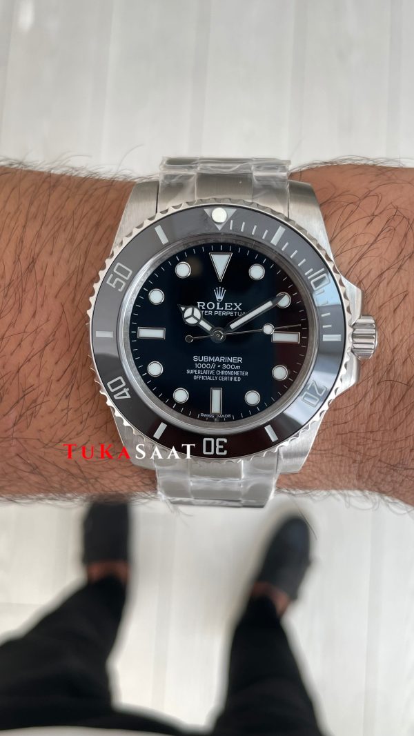 Rolex Submariner No Date 124060 Siyah Kadran 41mm Replika Saat Rolex Submariner No Date 124060 Siyah Kadran 41mm Replika Saat