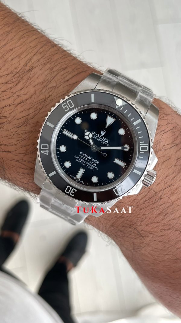 Rolex Submariner No Date 124060 Siyah Kadran 41mm Replika Saat Rolex Submariner No Date 124060 Siyah Kadran 41mm Replika Saat