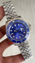 Rolex Submariner Smurf 116619LB Jubilee Mavi Kadran 40mm Replika Saat