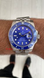 Rolex Submariner Smurf 116619LB Jubilee Mavi Kadran 40mm Replika Saat