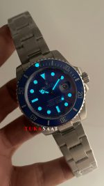 Rolex Submariner Smurf 116619LB Mavi Kadran 40mm Replika Saat