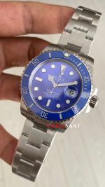 Rolex Submariner Smurf 116619LB Mavi Kadran 40mm Replika Saat