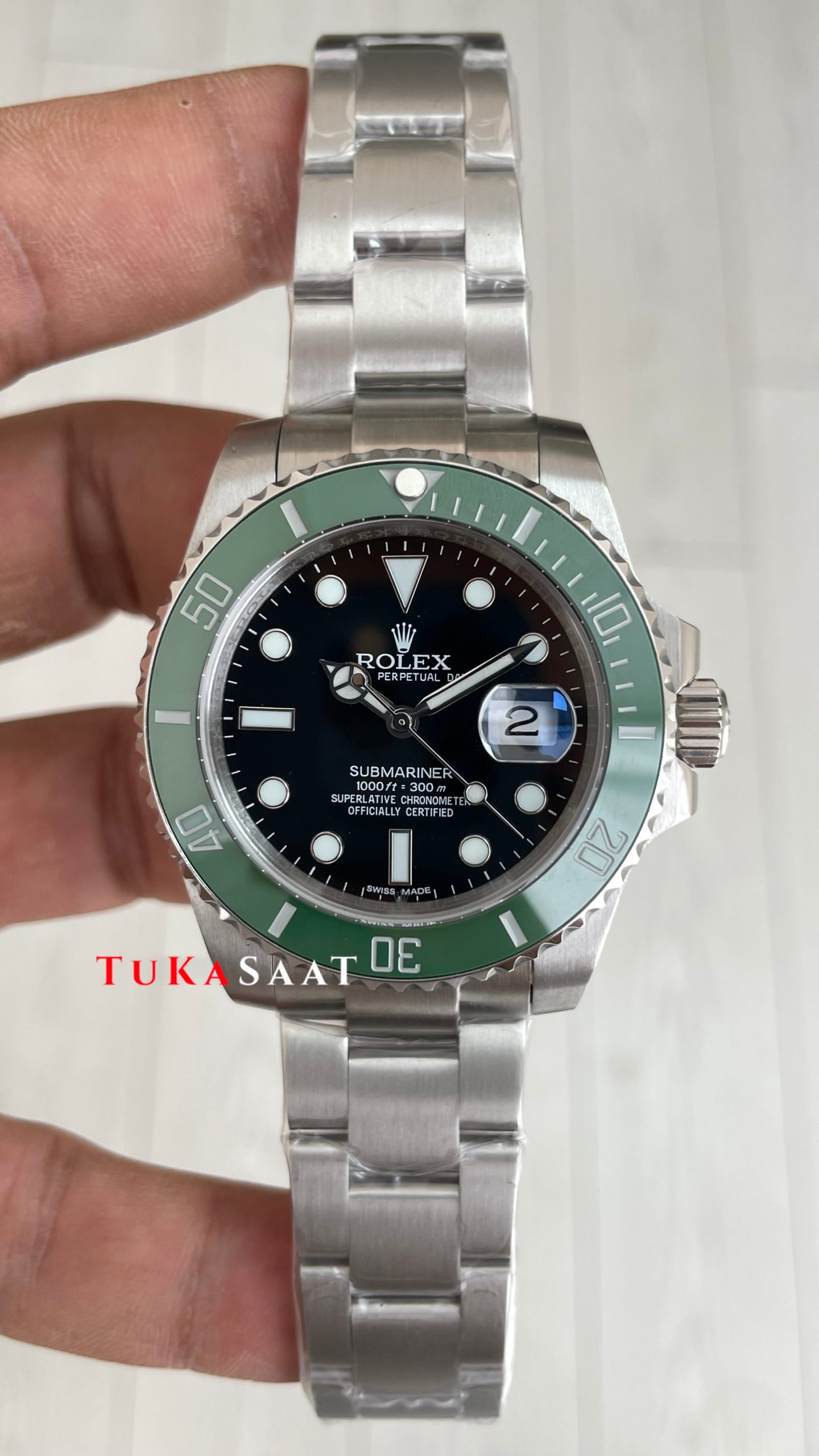 Rolex Submariner Starbucks 126610LV 41mm Replika Saat Rolex Submariner Starbucks 126610LV 41mm Replika Saat
