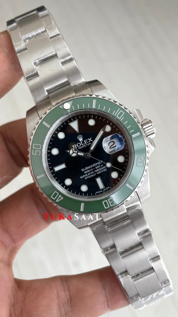 Rolex Submariner Starbucks 126610LV 41mm Replika Saat Rolex Submariner Starbucks 126610LV 41mm Replika Saat