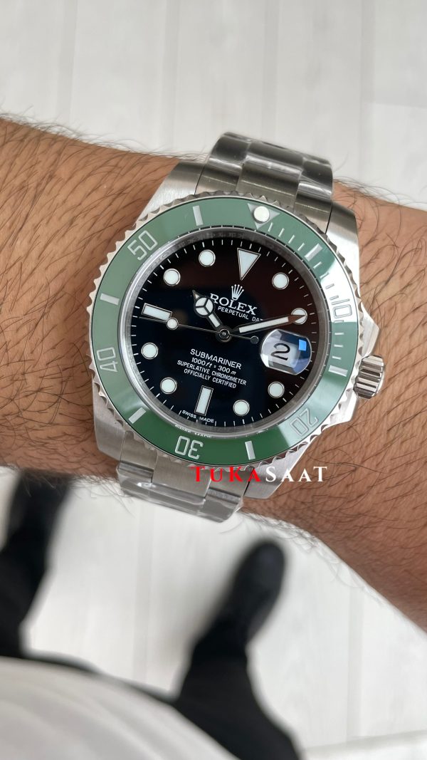 Rolex Submariner Starbucks 126610LV 41mm Replika Saat Rolex Submariner Starbucks 126610LV 41mm Replika Saat