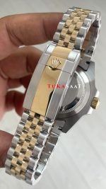 Rolex Tiger Iron Dial Zombie 126713GRNR Jubilee Gmt Master II Two Tone Gold 40 mm Replika Saat