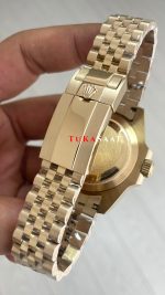 Rolex Tiger Iron Dial 126718GRNR Gmt Master II Jubilee Gold 40mm Replika Saat