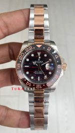 Rolex Tiger Iron Dial Root Beer 126711CHNR Oyster 40mm Everosegold Replika Saat
