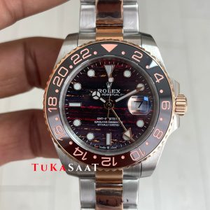 Rolex Tiger Iron Dial Root Beer 126711CHNR Oyster 40mm Everosegold Replika Saat