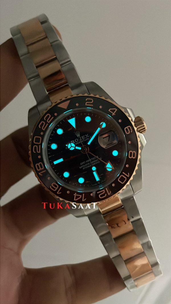 Rolex Tiger Iron Dial Root Beer 126711CHNR Oyster 40mm Everosegold Replika Saat