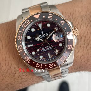 Rolex Tiger Iron Dial Root Beer 126711CHNR Oyster 40mm Everosegold Replika Saat