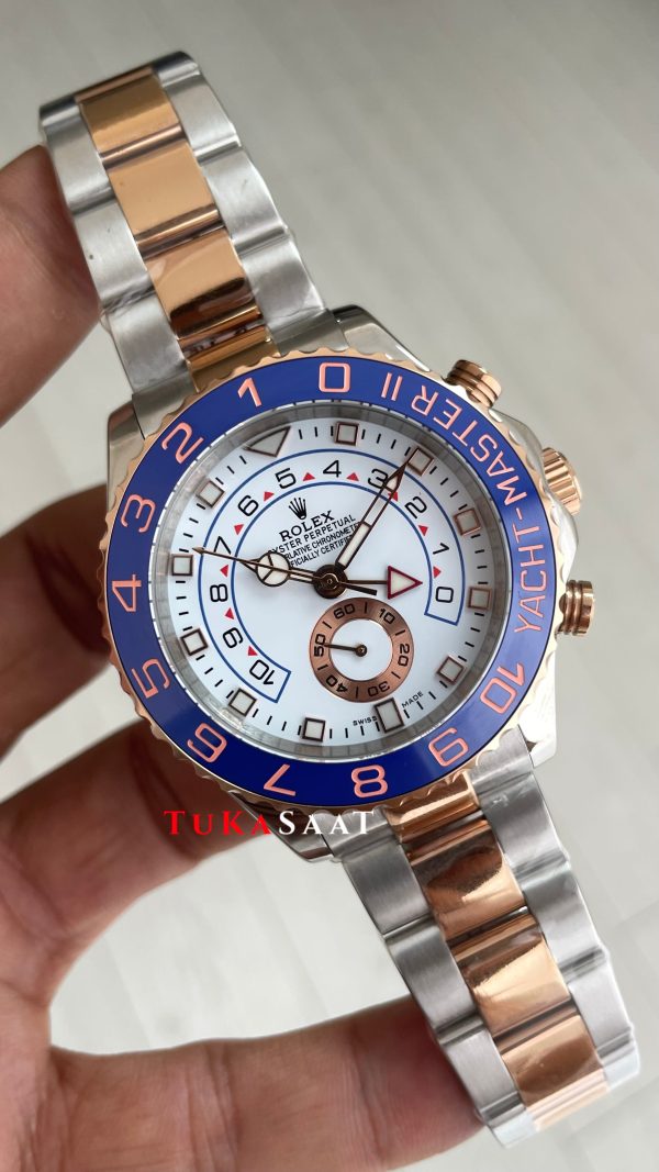 Rolex Yacht Master II 116681 Rose 44mm Replika Saat Rolex Yacht Master II 116681 Rose 44mm Replika Saat