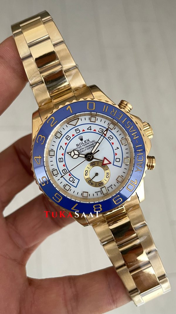 Rolex Yacht Master II 116688 Gold 44mm Replika Saat Rolex Yacht Master II 116688 Gold 44mm Replika Saat